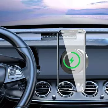 Автомобильный держатель для мобильного телефона, магнитный интеллектуальный адсорбционный кронштейн, USB-зарядка, вакуумный присоска, держатель для мобильного телефона, автомобильные детали темно-синий