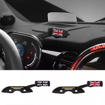 Автомобильный держатель для мобильного телефона с ЖК-экраном тахометра для Mini Cooper F54 F55 F56 F60 Countryman, кронштейн для крепления, автомобильные аксессуары серый