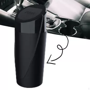 Автомобильный держатель для мусора, органайзер для хранения в автомобиле, компактный мусорный контейнер для дома и автомобиля белый