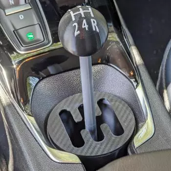 Автомобильный держатель для напитков, подстаканник, пылезащитный чехол, ручка переключения передач, простая интерактивная функция, подлокотник, пылезащитный чехол чёрный