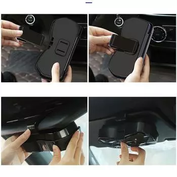 Автомобильный держатель для очков, солнцезащитный козырек, зажим для билетов/очков, бокс для хранения очков