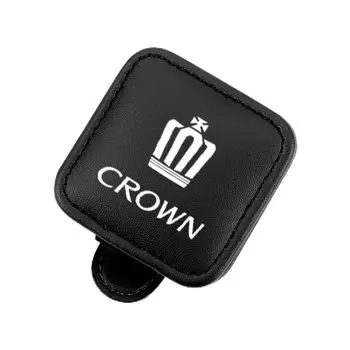 Автомобильный держатель для очков, совместимый с Crown, магнитный зажим для хранения солнцезащитных очков, автомобильный держатель для хранения солнцезащитного козырька, легко устанавливаемый держатель для очков, автомобильный держатель для очков чёрный