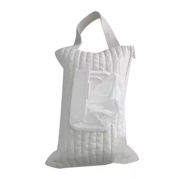 Автомобильный держатель для салфеток Держатель для коробок салфеток Сумки для салфеток для коляски Влажные салфетки Органайзер для хранения бумаги Ручка-ремень