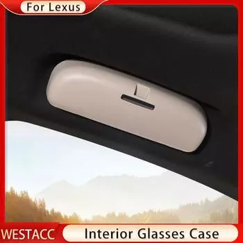 Автомобильный держатель для солнцезащитных очков, чехол для очков для Lexus NX NX200 NX300 UX UX200 UX260 2014-коробка для хранения чёрный