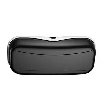 Автомобильный держатель для солнцезащитных очков, клипса на козырек, жесткий футляр для хранения очков, органайзер для автомобильных очков, чехол для солнцезащитных очков на козырек, простая установка, автомобильный держатель для очков