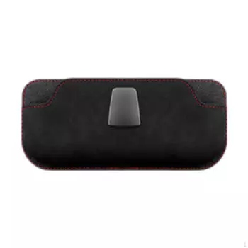 Автомобильный держатель для солнцезащитных очков, органайзер для автомобильных очков, удобный, многофункциональный, экономящий место, легкий чёрный