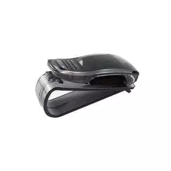 Автомобильный держатель для солнцезащитных очков, регулируемый держатель для хранения, гибкий двухголовый зажим со встроенной пеной, легкий коллекционный зажим CHINA