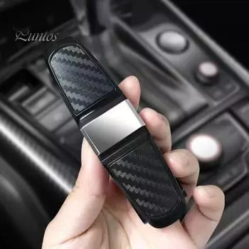 Автомобильный держатель для солнцезащитных очков, зажим для очков, вращающийся на 180 градусов, защита от царапин, простой в установке зажим для солнцезащитных очков, аксессуары для автомобильного солнцезащитного козырька золотистый