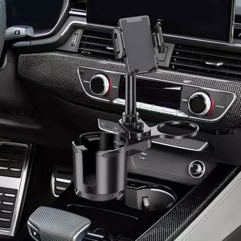 Автомобильный держатель для стакана, крепление для телефона, подарки, градус вращения, профессиональный, универсальный, с регулируемым