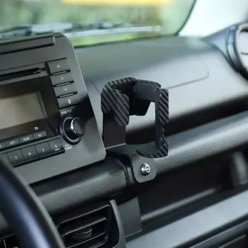 Автомобильный держатель для стакана, кружки, бутылки, черный ABS-пластик, подставка-органайзер, регулируемый держатель для мобильного телефона, навинчивающийся