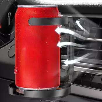 Автомобильный держатель для стакана, подставка для напитков в кондиционере, кронштейн для пепельницы, вентиляционное отверстие для чая оранжевый