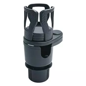 Автомобильный держатель для стакана, расширитель, 2 слоя, вращающийся держатель для стакана, расширитель для автомобиля, многофункциональный органайзер, экономящий место CHINA