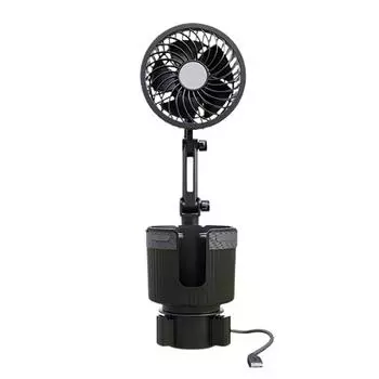 Автомобильный держатель для стакана, расширитель для автомобиля, регулируемый многофункциональный держатель для стакана с охлаждающим вентилятором, автоматический USB-вентилятор United States