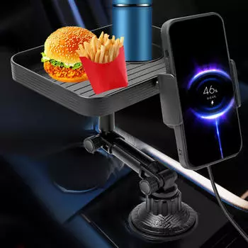 Автомобильный держатель для стакана, расширительный адаптер для телефона, автомобильные аксессуары, поднос для еды 3 в 1