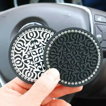 Автомобильный держатель для стакана водонепроницаемый подстаканник противоскользящий легко устойчивый к очистке тепло ПВХ вода C