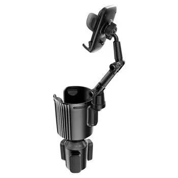 Автомобильный держатель для стакана, вставной держатель для кофейной бутылки, автомобильный контейнер для хранения продуктов питания для внедорожников, подходит для питьевых стаканов серый