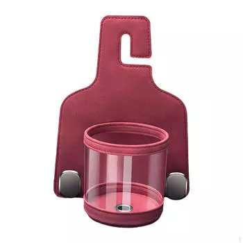 Автомобильный держатель для стаканов, съемный, экономящий место, подвесной органайзер для хранения вещей, крючок для сиденья красный