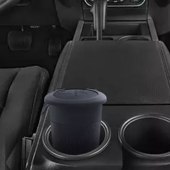 Автомобильный держатель для стаканов, ведро для хранения мусора, силиконовая корзина для мусора, мусорное ведро
