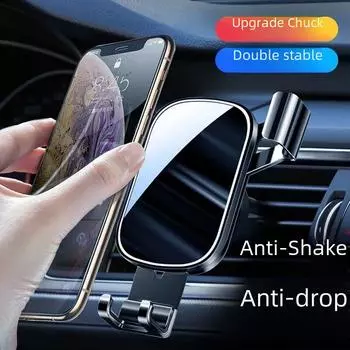 Автомобильный держатель для телефона Alloy Gripper на вентиляционную решетку с крючком для лопастей вентилятора Air Outlet Holder красный