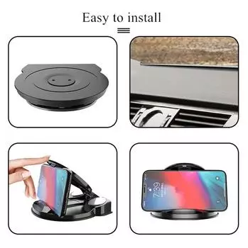 Автомобильный держатель для телефона, Автомобильное крепление для мобильного телефона, Прочный держатель для мобильного телефона на приборную панель для автомобиля, Совместимая подставка