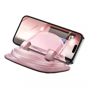 Автомобильный держатель для телефона, автомобильное крепление для телефона, нескользящий автомобильный коврик для различных приборных панелей, настольная подставка для телефона 4,7-6,8 дюймов розовый