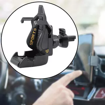 Автомобильный держатель для телефона, автомобильные подставки, автомобильные аксессуары с поворотным зарядным портом Red Black Ribbon