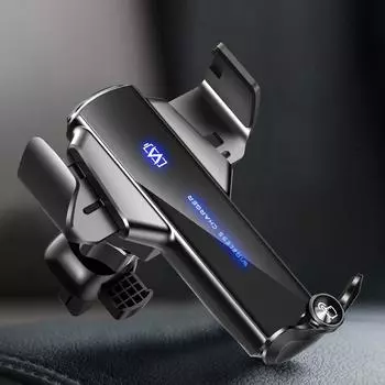 Автомобильный держатель для телефона Быстрая беспроводная зарядка Зарядка Вентиляционное отверстие Блокировка 15 Вт