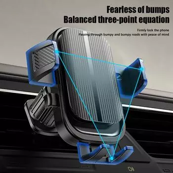 Автомобильный держатель для телефона Gravity Air Vent, крепление на крючок, подставка для мобильного телефона в автомобиле, поддержка GPS для iPhone Y0V0
