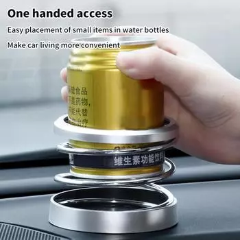 Автомобильный держатель для телефона, кисточка для макияжа, пружинный стакан, складной держатель для мобильного телефона чёрный