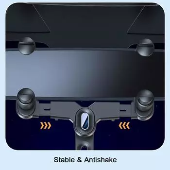 Автомобильный держатель для телефона, крепление для телефона на зеркало заднего вида, вращающееся на 360° и выдвижное, подставка для телефона, навигация чёрный