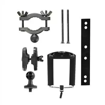 Автомобильный держатель для телефона, крепление на зеркало заднего вида автомобиля на 360 градусов, удлинительный кронштейн для телефона чёрный