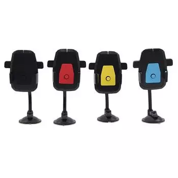 Автомобильный держатель для телефона, кронштейн, чашка, универсальный автомобильный держатель, мобильное крепление на присоске, замок для телефона на лобовом стекле, автомобильные аксессуары жёлтый