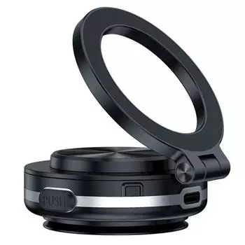 Автомобильный держатель для телефона Магнитный автомобильный держатель для сотового телефона для iPhone Все телефоны (черный)