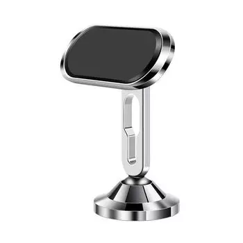 Автомобильный держатель для телефона, магнитный кронштейн для телефона, нержавеющая сталь, регулируемые на 360 градусов шаровые головки, подставка для телефона на приборную панель, подставка для навигации