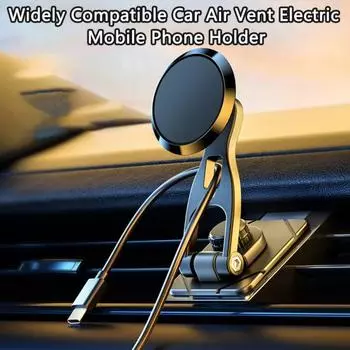 Автомобильный держатель для телефона, многопозиционная магнитная установка с вращением, угол 360 градусов, складная, бесплатная, универсальная, регулируемая присоска для автомобиля