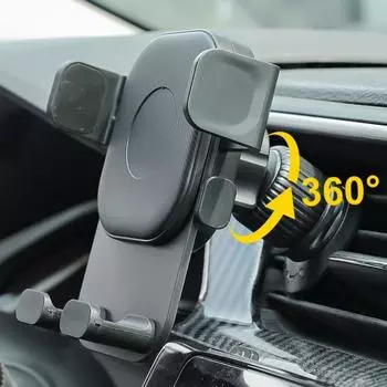 Автомобильный держатель для телефона на вентиляционную решетку, подставка для мобильного телефона, GPS-навигатор, кронштейн для автомобильного сотового телефона для iPhone 14 Samsung