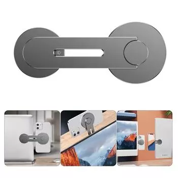 Автомобильный держатель для телефона, невидимое магнитное крепление для телефона в автомобиле, складной автомобильный держатель для телефона, компактный размер