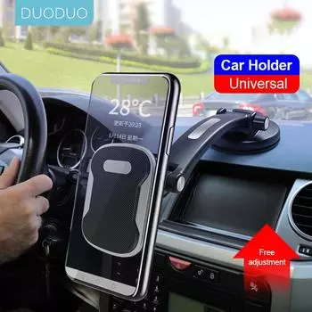 Автомобильный держатель для телефона Подставка для мобильного телефона в автомобиле Магнитное крепление GPS для iPhone 12 Pro Xiaomi Samsung Vertical чёрный
