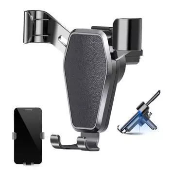 Автомобильный держатель для телефона с автоматическим фиксатором, слот для крепления на вентиляционную решетку 1pc