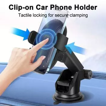 Автомобильный держатель для телефона с автоматической блокировкой, вращающийся на 360 градусов, удобный для телефона в автомобиле A