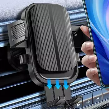 Автомобильный держатель для телефона с GPS-навигацией, вращающийся на 360°, универсальный механический индукционный кронштейн для смартфона 4,7–7,2 дюйма