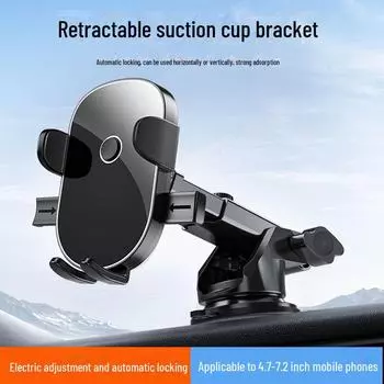 Автомобильный держатель для телефона с присоской и креплением на вентиляционную решетку - мобильная поддержка Anti-Shake для грузовиков suction cup base