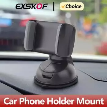 Автомобильный держатель для телефона с прочной присоской для лобового стекла и приборной панели для iPhone 15 14 13 Pro Max Samsung Xiaomi Все смартфоны