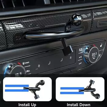 Автомобильный держатель для телефона с разъемом CD, вращающийся на 360 градусов, с противоскользящей накладкой, универсальный держатель для смартфона Samsung/MP3 C