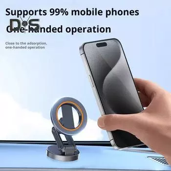 Автомобильный держатель для телефона с самой сильной присоской, вращающийся на 360 градусов, подставка для мобильного телефона, крепление для вентиляционного отверстия в лобовом стекле на приборной панели чёрный