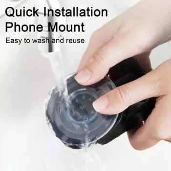 Автомобильный держатель для телефона с устойчивой присоской Высокая регулируемая конструкция кронштейна Простая установка Универсальный