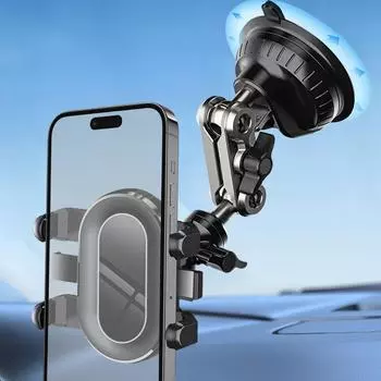 Автомобильный держатель для телефона с вакуумной присоской, гравитационная подставка для телефона на приборную панель, GPS, универсальная для iPhone 15 14 13 Xiaomi Samsung