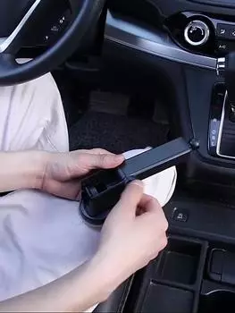 Автомобильный держатель для телефона с вращением на 360 градусов, крепление на присоске для лобового стекла, подставка для смартфона с присоской, универсальные аксессуары чёрный