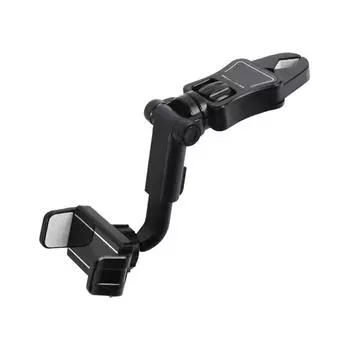 Автомобильный держатель для телефона с зеркалом заднего вида, универсальное крепление для мобильного телефона, угол ширины спинки сиденья/подголовника A