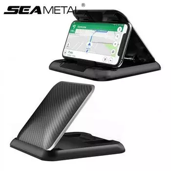 Автомобильный держатель для телефона SEAMETAL на приборной панели, противоскользящее крепление для телефона, универсальная устойчивая центральная консоль, подставка для смартфона для AR-навигации 1 PC